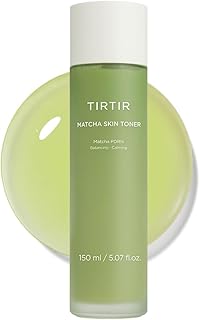 TIRTIR Matcha PDRN Skin Toner 5.07 Fl Oz | Hydrating Korean Daily Anti-Redness Skin Care Soothing Facial Toner for Sensitive Skin