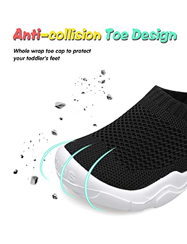 JOINFREE Toddler Boys Girls Sneaker Slip On Shoes Kids Lightweight Breathable Walking Shoes3