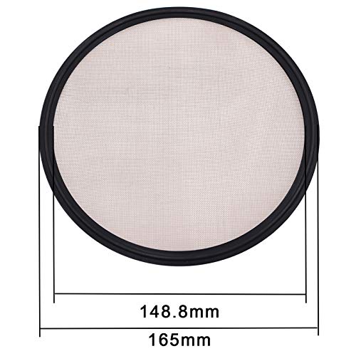 Image of DERNORD 6 inch Sanitary Gasket FKM w /Stainless Screen - Tri Clamp Clover (60 Mesh)