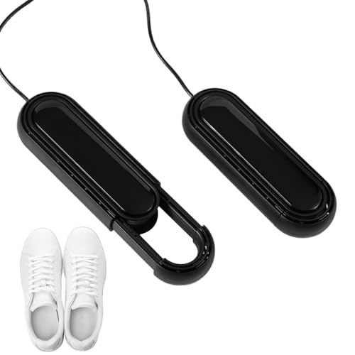 Secador de zapatos | Secador de botas portátil para botas de trabajo con temporizador | Calentador retráctil de carga USB, desodorante de zapatos de secado rápido para el hogar