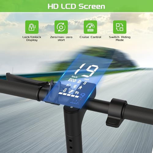 Image of MAXSHOT Electric Scooter for Adults, 8.5 /10 /14 inch Tires, 19 /22Mph, 350W /500W Motor, 21-28 Miles Range, Folding E-Scooter with Dual Suspension,APP Control