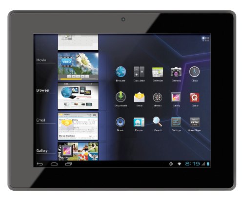 Coby Kyros 8-Inch Android 4.0 4 GB Internet Tablet 4:3 Capacitive Multi-Touchscreen with Built-In Camera, Black MID8048-4