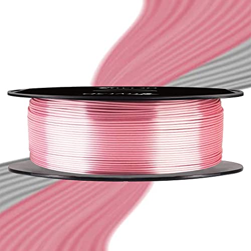 Image of TTYT3D Silk Shine Rose Gold 3D Printer PLA Filament, 1.75mm 1kg 2.2lbs Spool 3D Printing Material Widely Compatible for FDM 3D Printer
