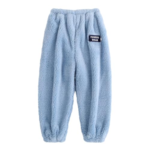 Boys Fleece Pants Elastic Waist Comfort Casual Trousers for Active Play and Relaxation