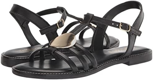 Bella Vita mens Vue-italy Flat Sandal, Black Leather, 8.5 Narrow US | Image 6