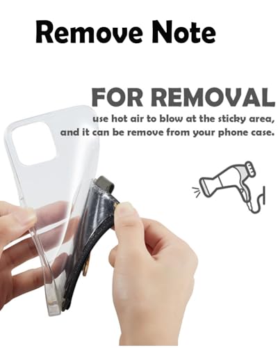 image for Arokimi Phone Card Holder RFID Sleeve, Pu Leather Back Phone Wallet St