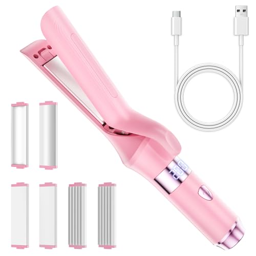 Cordless 3-in-1 Rechargeable Flat Hair Straightener