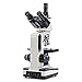 SWIFT SW350T 40X-2500X Magnification, Siedentopf Head, Research-Grade Trinocular Compound Lab Microscope with Wide-Field 10X and 25X Eyepieces, Mechanical Stage, Abbe Condenser, Camera-Compatible