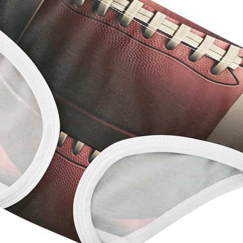 Cotton Girls Underwear Toddler American Football Panties for Girl Bright Underpants Briefs 2t4