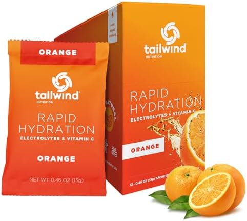Tailwind Nutrition Rapid Hydration, Orange, 12 Servings