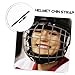FOYTOKI Hockey Helmet Chin Strap Polyester Chin Strap for Sports Helmets Durable and Easy to Install Suitable for Hockey Baseball and More Long Short