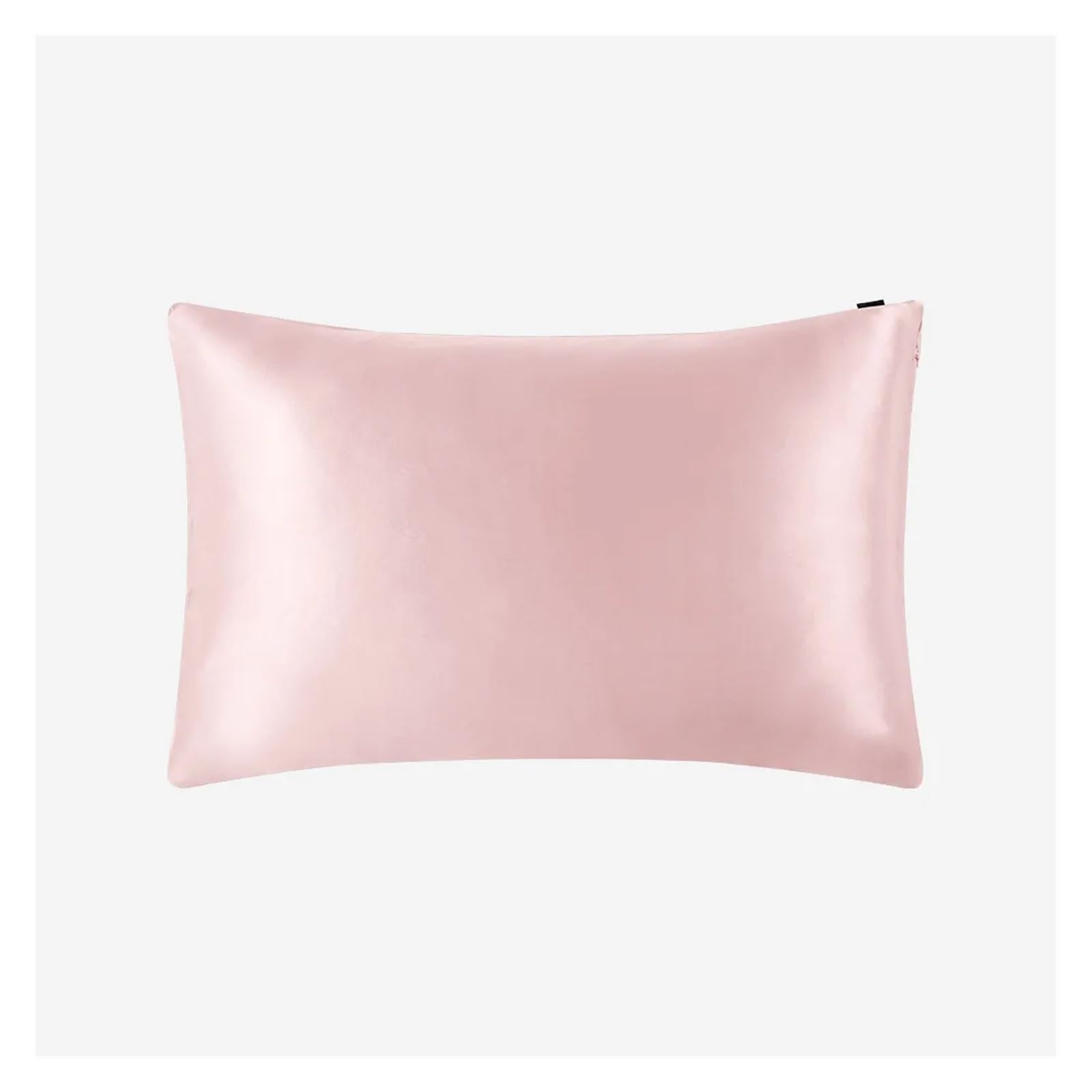 Silky Pillow Covers, Silk Pillowcase With Hidden Zipper Care For Hair Multicolor Multiple Sizes(Rosy Pink,50x75cm(Queen))