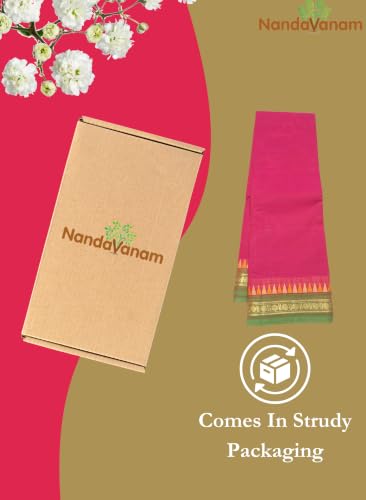 Image of Women's Chettinad Cotton Sarees | Handloom Saree with Blouse | Pure Cotton Sarees for Women Daily use and All Occasion Wear| Soft, Comfort Cotton Saree