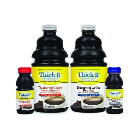 Thick It AquaCare H2O Nectar Consistency Thickened Regular Coffee Beverage, 0.5 Gallon -- 4 per case. Cover