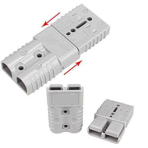 Miniatura 3 de Liyafy - Enchufe eléctrico de desconexión rápida de batería 175A 10AWG para cabrestante de recuperación o remolque con 4 pines de terminal, 2