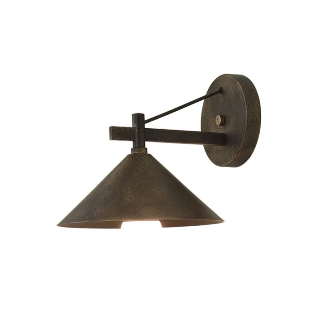 Applique murale extérieure E27 noire style lanterne de grange rustique