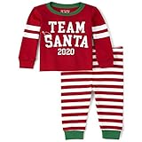The Children's Place Boys' Unisex Baby and Toddler Matching Family Team Santa Snug Fit Cotton...