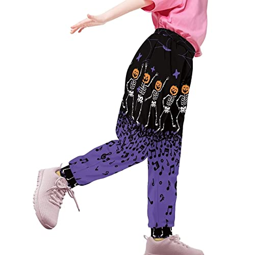 Showudesigns Sweatpants for Girls 4-15 Years Youth Kawaii Pants2