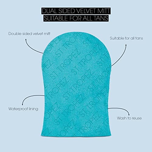 St.Tropez Self Tan Award Winning Kit, Express Bronzing Mousse 200 ml, Body Lotion 200 ml, Applicator Mitt, Vegan skincare - Image 4