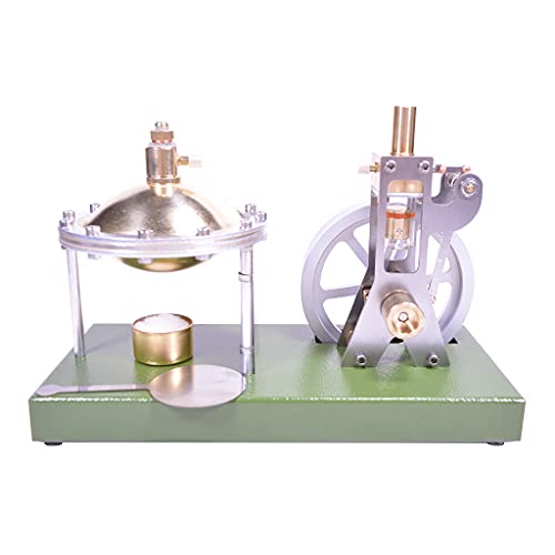 HomeDecTime Retro Metallsimulation Vertikale Dampfmaschine Modell Physik Spielzeug mit