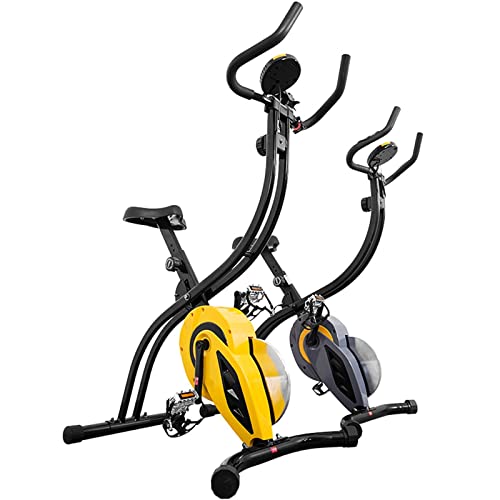 Image of Exercise Bike Home Spinning Bike Ultra Quiet Indoor Weight Loss Magnetic Control Pedal Exercise Foldable