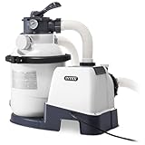 Intex Krystal Clear Sand Filter Pump for Above Ground Pools, 10-inch, 110-120V with GFCI