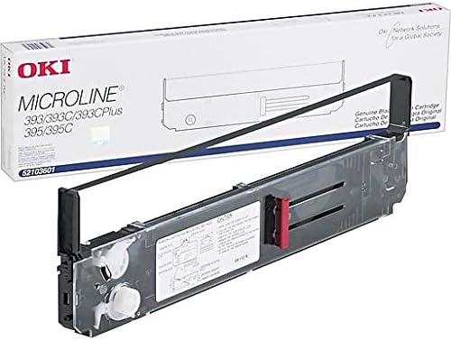 For Mobius Okidata 393 &ndash; ブラック52103601リボン1パックby Dataproducts
