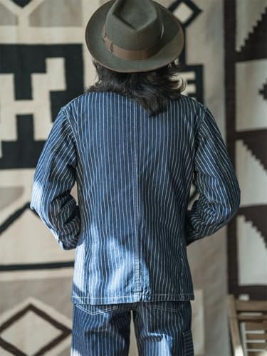 1930s Wabash Stripes Denim Jacket3