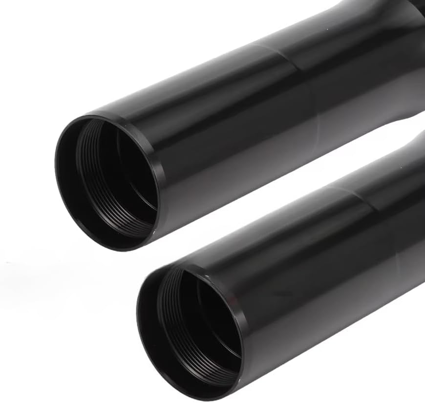 Gold/Black Front Outer Fork Tubes 500mm Compatible For MV Compatible For Agusta 675 2012 2013 2014 2015 Suspension Shock Pipes Fork Leg Bars (BLACK)
