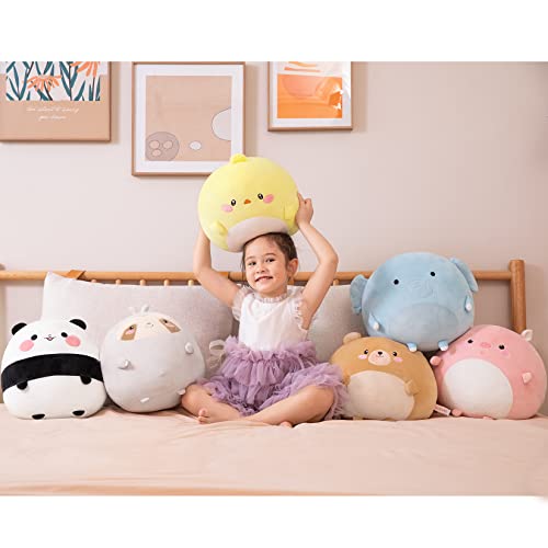 GAGAKU Plüschkissen 30cm Plüschtier Kuscheltie für Kinder Erwachsene süßes Stofftier Geschenk für Geburtstag Jahrestag (Panda)
