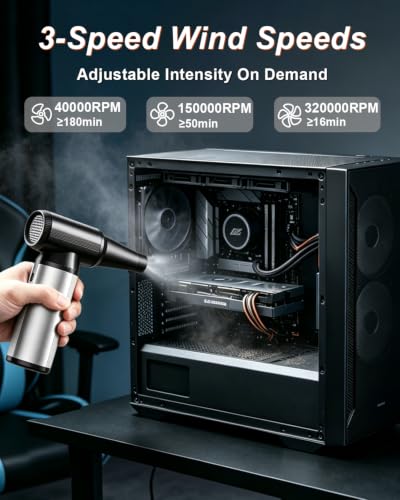 Gleetour 2-in-1 Air Duster and Vacuum