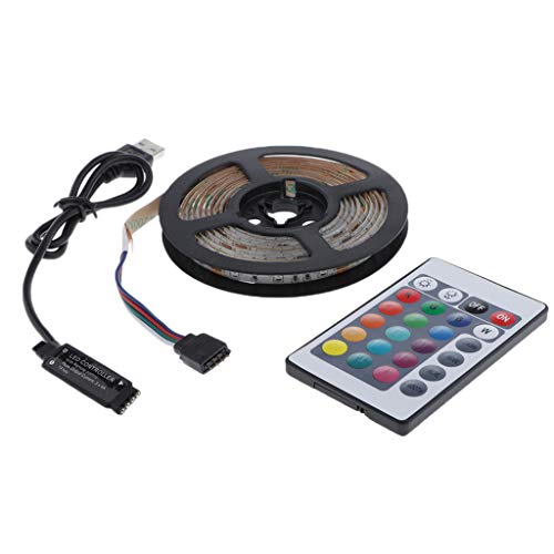 Casa RGB LED Luz De Tira Flexível 2835 SMD Fita Bar TV Conjunto Kit Lâmpada - 2m