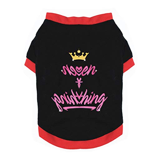 3 Pack Dog Shirts For Small Medium Dogs Boy And Girl Printed Cute Puppy Princess T Shirt #TOP2