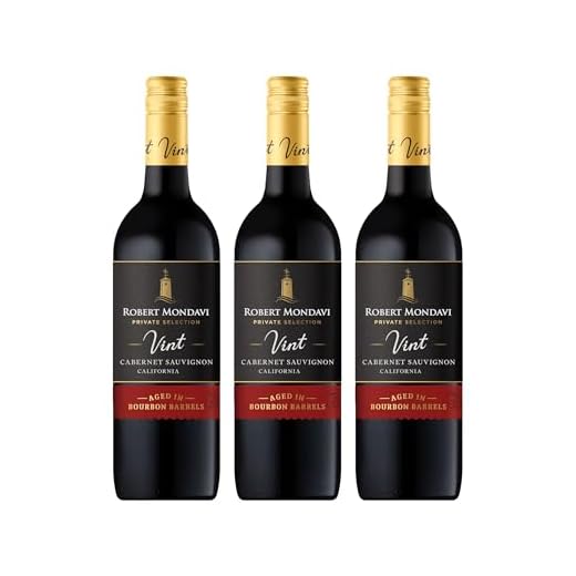 Robert Mondavi Vint Private Selection Bourbon Barrel Aged Cabernet Sauvignon USA inkl. FeinWert E-Book (3 x 0.75 l)