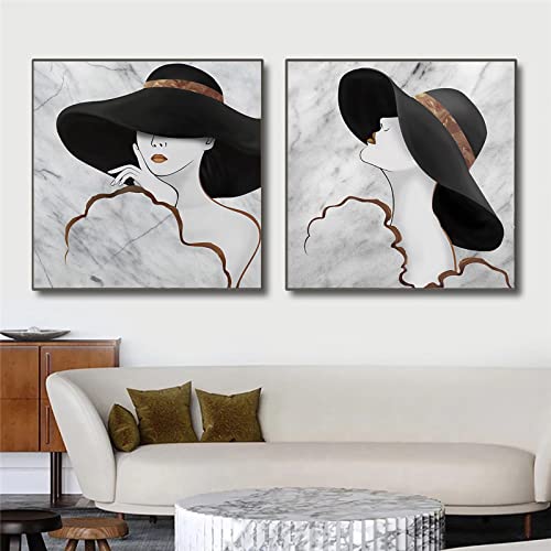 Impression photo affiche haut de gamme en toile pour salon minimaliste