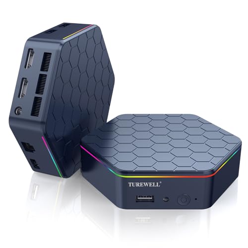 Mini PC TUREWELL, Intel Alder Lake N150 (hasta 3,6 GHz, caché de ...