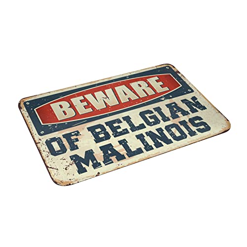 Tapis Malinois cadeau de Noël original taille 50x80 cm - 4