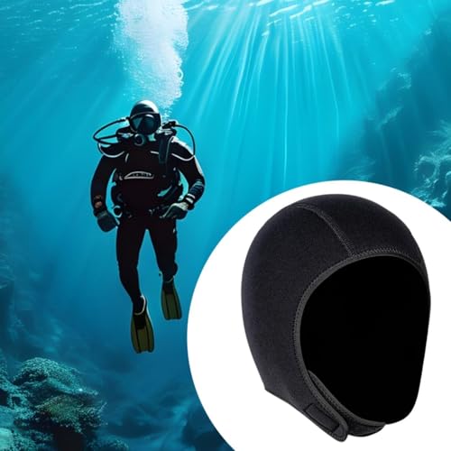 Yiju Scuba Diving Hood Dive Cap 3mm Portable Adjustable Wetsuit Hood Swimming Cap for Sailing Diving Canoeing Swimming Snorkeling, XL