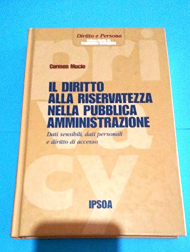 Il diritto alla riservatezza