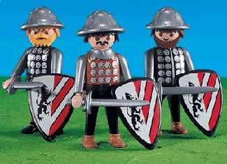 Playmobil7664 - 3 Black Lion Knights