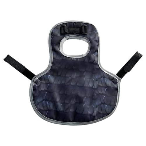 Sillín de pollo para proteger de picotazos la espalda de tus gallinas con chaleco impermeable