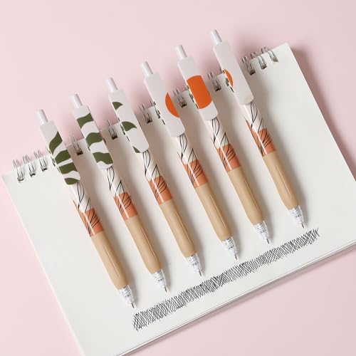 Bolígrafos de gel retractables Mr. Pen, 6 unidades, tinta negra miniatura 7