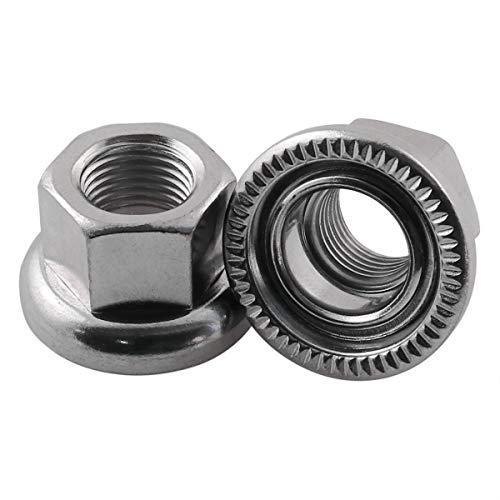 Zrm&E 4Pcs M10 Bicycle Wheel Axle Nuts 10Mm Rear Wheel Screw Nonslip Shaft Diy Refitting Accessories For Fixed Gear Of Mountain Bike And Road Vehicle #TOP2