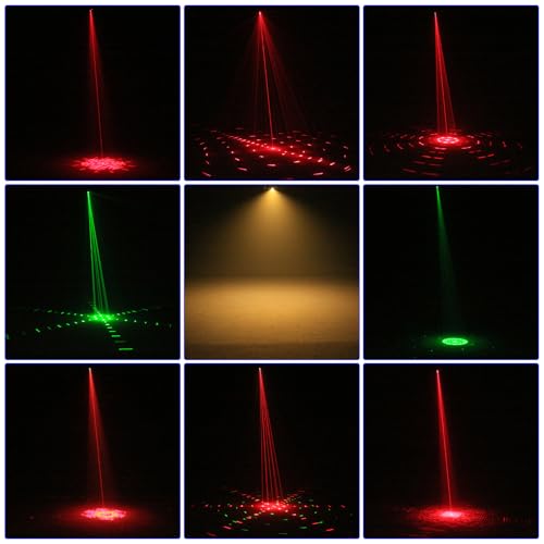 Mini-LED-Moving-Head-Effektlichter, Doppelkopf, RGB-Farbe 3535 Perlen, 10-W-Stroboskopperlen, DMX512-Signalsteuerung, Tonaktivierung