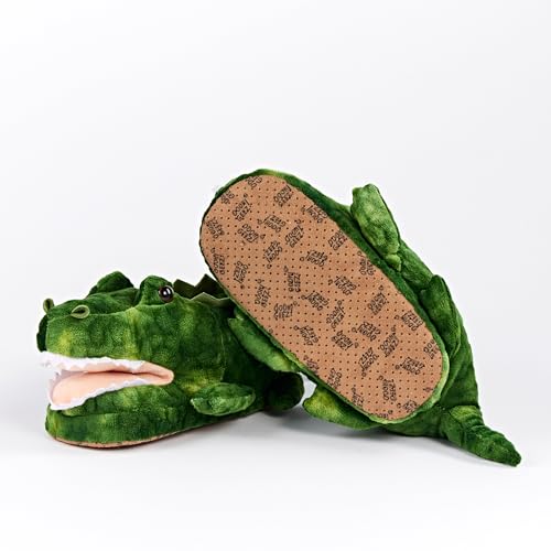 Image of Kids Animal Slippers, Soft Fuzzy Cozy House Shoes
