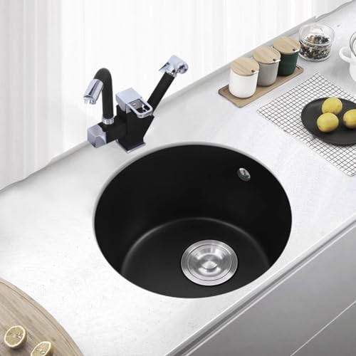 Évier de cuisine à encastrer en quartz pour îlot central convivial