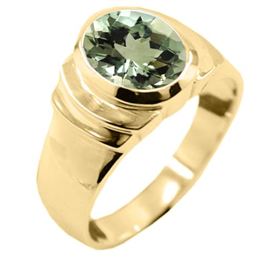 Image of 55Carat Choose Your Color Natural Birthstones 18 K Gold Plated Ring Bold Statement Jewellery Sizes 4-13