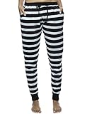 Noble Mount Womens Towel Brushed Jogger Sweatpants