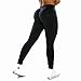 UBuyit Push Up Leggings, Women High Waist Yoga Fitness Running Gym Stretch Sports Pants Leggings Trouser (Asian:Small, Black)
