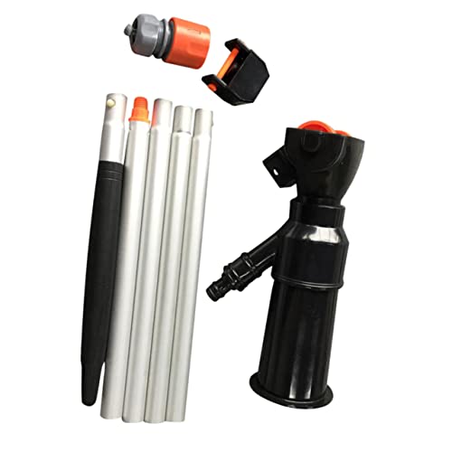 Yardenfun 1 Juego Limpiafondos de Piscina Portátil con Succión de Agua Equipamiento de Limpieza de Piscina Limpiador de Inyección Especial Naranja